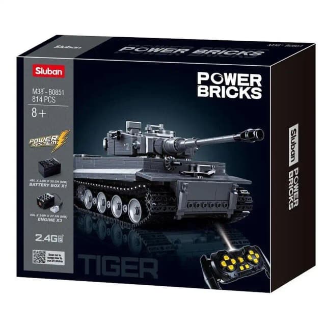 Power Bricks - Távirányítós tank